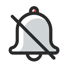 Notification Bell Muted: Sound Off, Silent Mode, No Alerts Icon