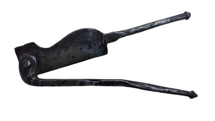 Traditional areca nut cutter (Bulath Heppuwa) displayed on a white background, used for cutting betel nuts