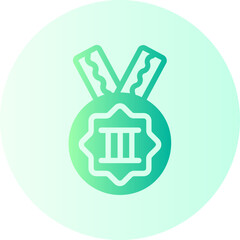 medal gradient icon