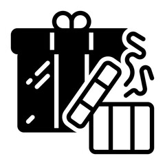 present icon, glyph icon style