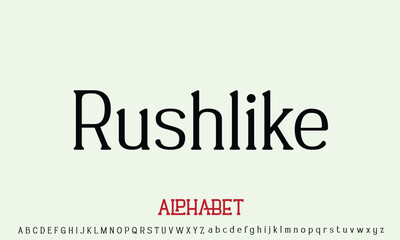 Luxury Rushlike Personal Use alphabet letters font for logo