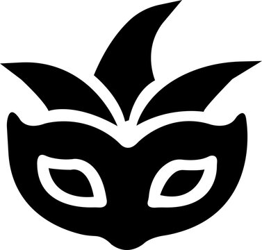 recommend clip art: 
                    Mask superhero carnival villain or burger vector icon set. Black masquerade costume eye mask silhouette hidden person face. Simple design incognito party masque shape template illustration. isolated 