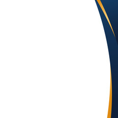 Elegant Gold Curve Border