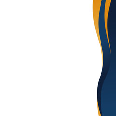 Elegant Gold Curve Border