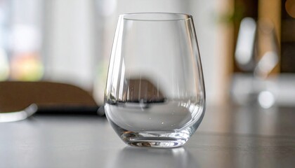 Refreshing beverage in clear glass modern kitchen food photography bright environment close-up view drink presentation