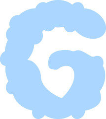 Ransom Letter G Collage Handdrawn Alphabet