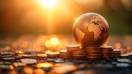 Earth on Coins, Golden Hour