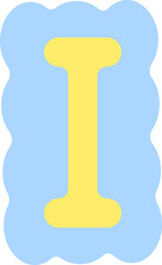 Ransom Letter I Collage Handdrawn Alphabet