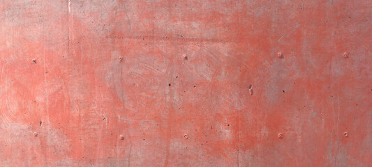 Abstract dirty red painted concrete texture background banner