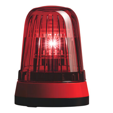 Red light LED compro isolated on transparent background