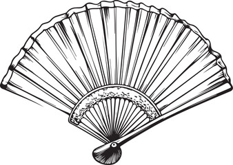 fan on a white background