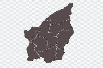 San Marino Map. Minimalist  High-Quality PNG  Ash Color on Transparent Background Perfect for presentations infographics educational materials and graphic design projects