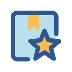 Bookmark Star Icon - Save Favorite Item Symbol, List Sign