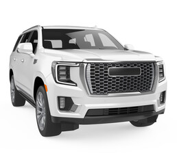 SUV Car Isolated