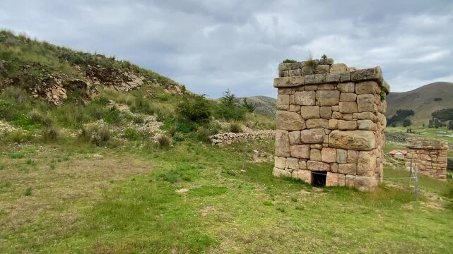 Chullpas of Molloco, funerary towers in Peru