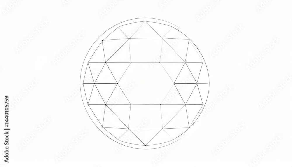 Poster geometric pattern design digital art visual representation abstract top view creative geometry for g
