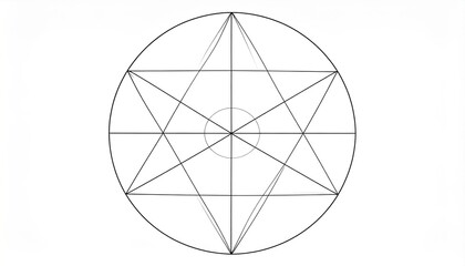 Creating geometric art star design digital art abstract geometry studio environment top-down view creative concept