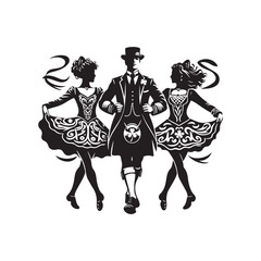 Irish Dancers Vector (5).eps