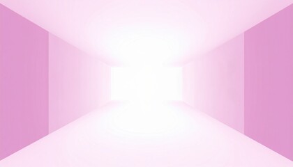 Illuminated abstract tunnel virtual space digital art bright atmosphere perspective view conceptual design