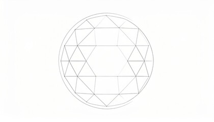 Obraz premium Geometric pattern design digital art visual representation abstract top view creative geometry for graphic design