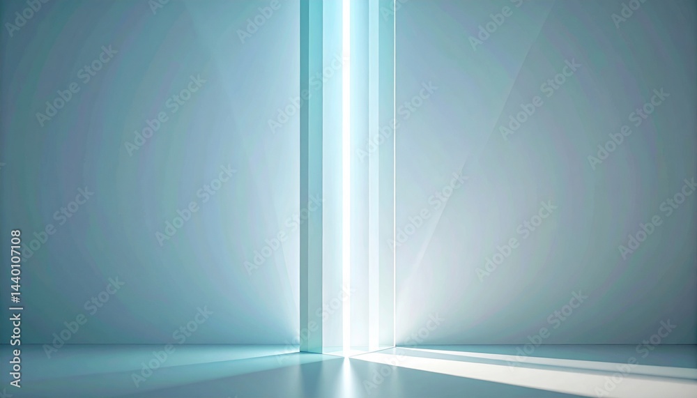 Poster illuminating light patterns abstract setting digital art minimalist environment close-up view modern