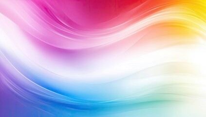 Vibrant rainbow wave abstract background
