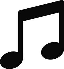 Simple Musical Note Vector