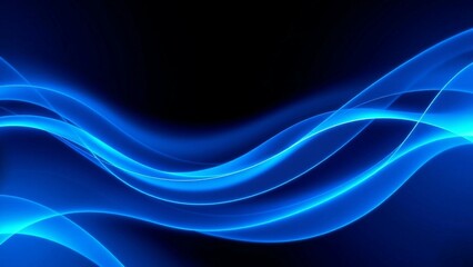 abstract blue wave background