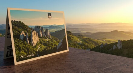 Slovenian Sunrise: A Postcard from the Majestic ?kofja Loka Hills