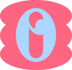 Ransom Letter O Collage Handdrawn Alphabet