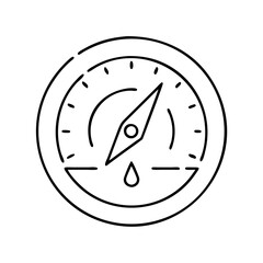 Obraz premium speed boost icon, speed boost line art - simple line art of speed boost, perfect for speed boost logos and icons