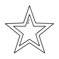 Obraz premium star icon, star line art - simple line art of star, perfect for star logos and icons