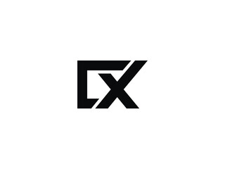 Obraz premium Modern C+X Monogram Logo Design, Minimal & Elegant Lettermark Logo Design. CX monogram logo. 