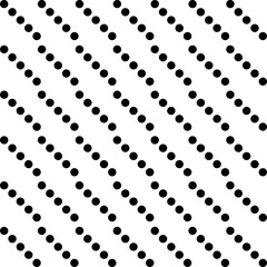 black and white dots texture art seamless round shape decoration geometric grid circle vector 