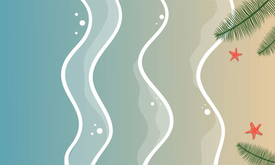 Beige Wavy Water Pattern with Soft Gradient Design