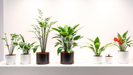 Obraz premium Clean Energy Plant Product Display for Advertising, High-Quality Stock Image