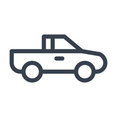 Pickup Car Body Vehicle Icon