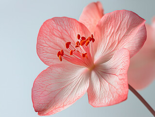 Close-up of a Delicate Pink Flower
