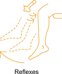 Reflexes Icon. Vector Design