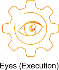 Eyes (Execution) Icon. Vector Design