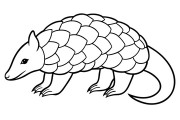Graceful Pangolin Art