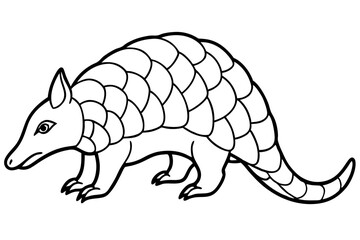 Graceful Pangolin Art