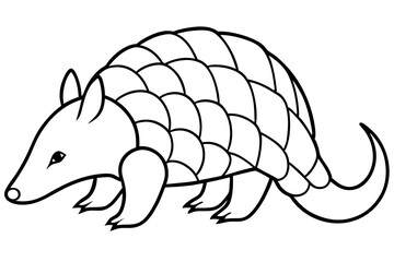Graceful Pangolin Art