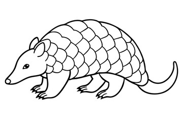 Graceful Pangolin Art