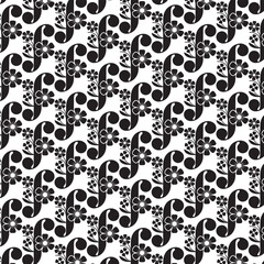 black and white seamless pattern