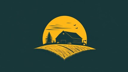 Farm Scene Silhouette (1)