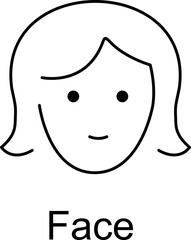 Face Icon. Vector Design