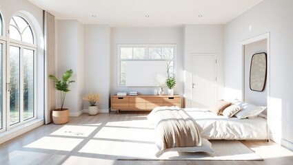 Modern Bedroom Renovation with Abundant Natural Light