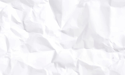 Paper texture Crumpled White. Grunge wrinkled white color paper textured background. 