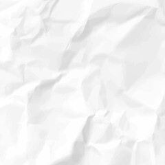 Paper texture Crumpled White. Grunge wrinkled white color paper textured background. 